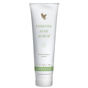 Forever Aloe Scrub.πήλινγκ προσώπου,ελαίου Jojoba και αγνής Αλόης Βέρα